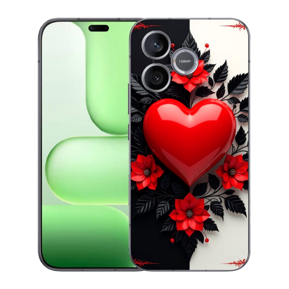 mmCase géltok a Honer 600 Lite-hez – piros szív