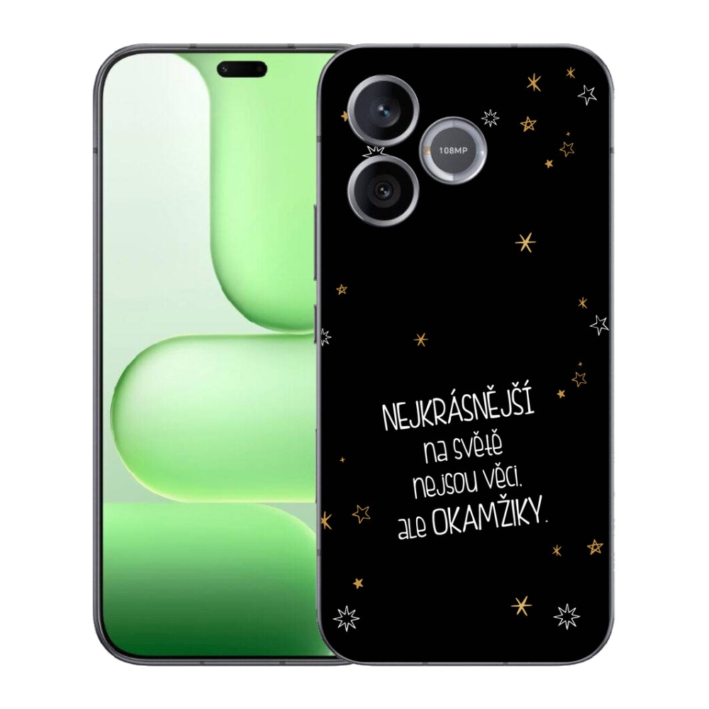 mmCase gélhuzat a Honer 600 Lite-hez – idézet 4, fekete háttérrel