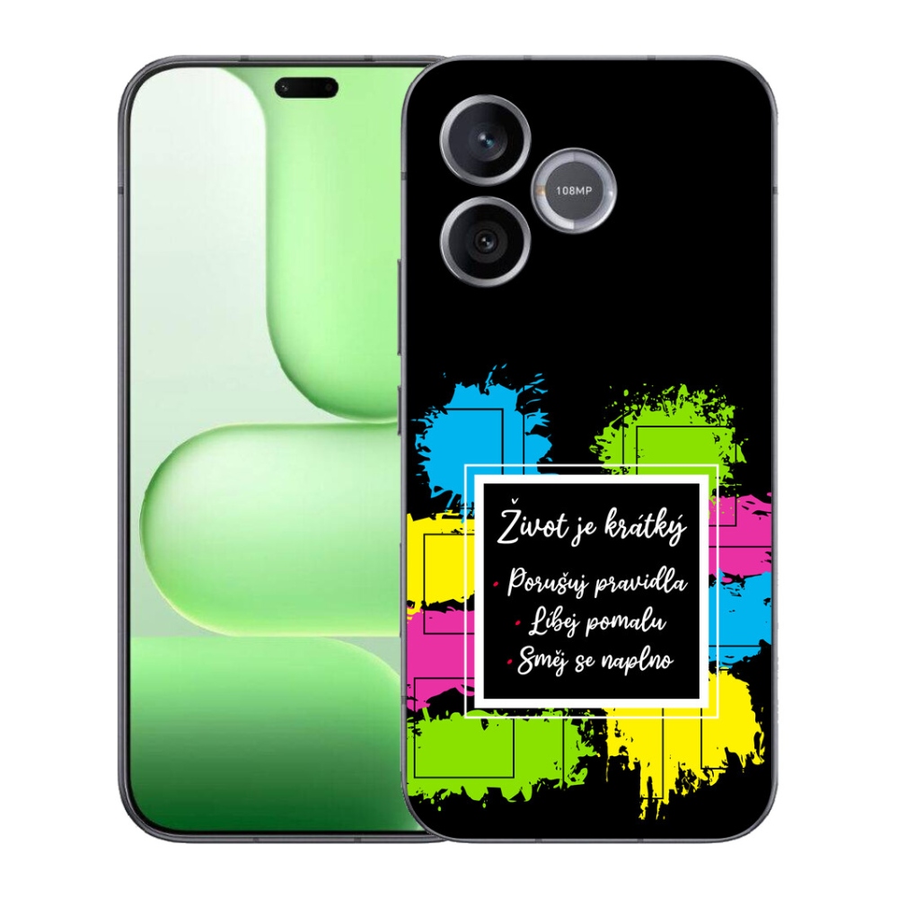 mmCase géltok a Honer 600 Lite-hoz – idézet 5, fekete háttérrel