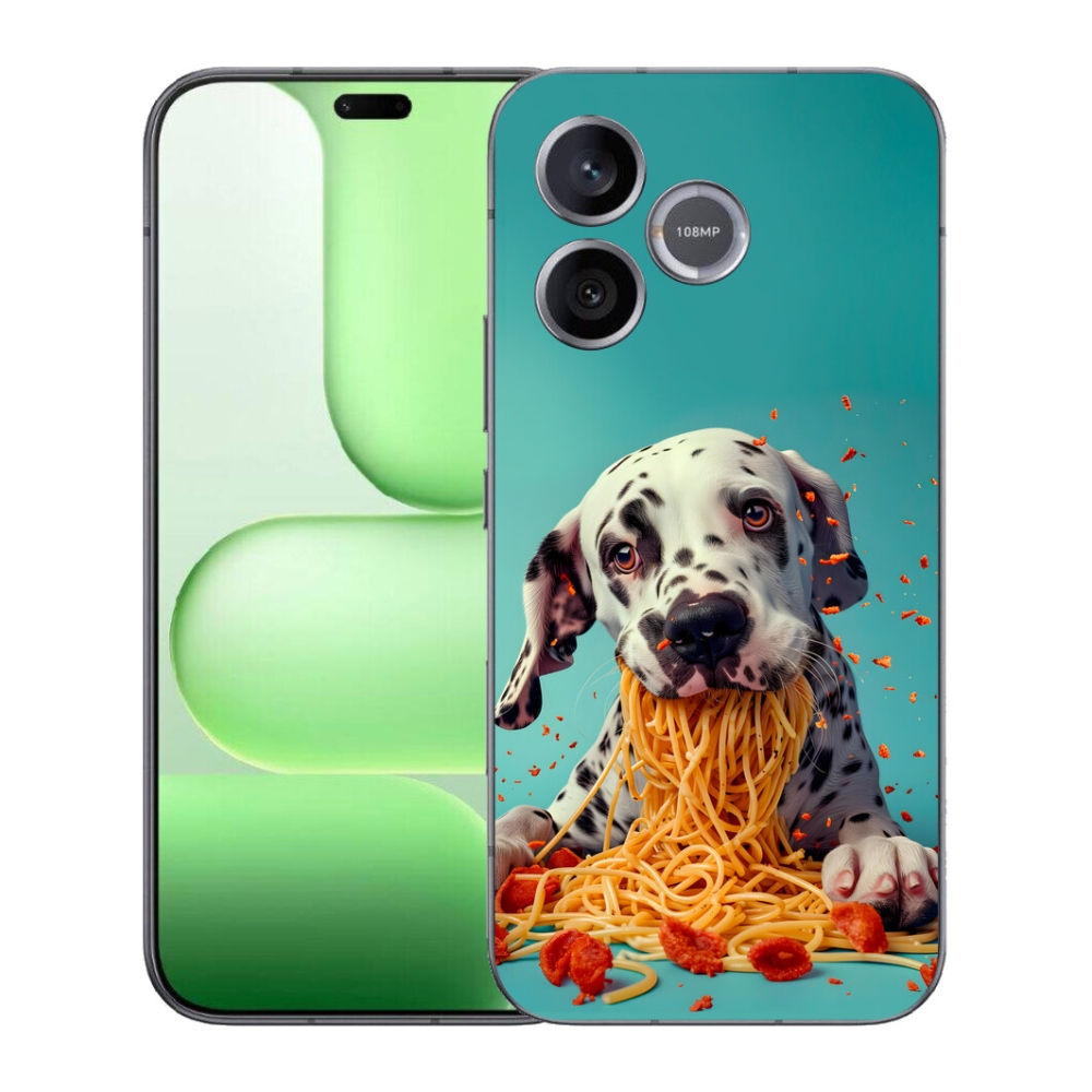 mmCase gél tok a Honer 600 Lite-hez – dalmát és spagetti