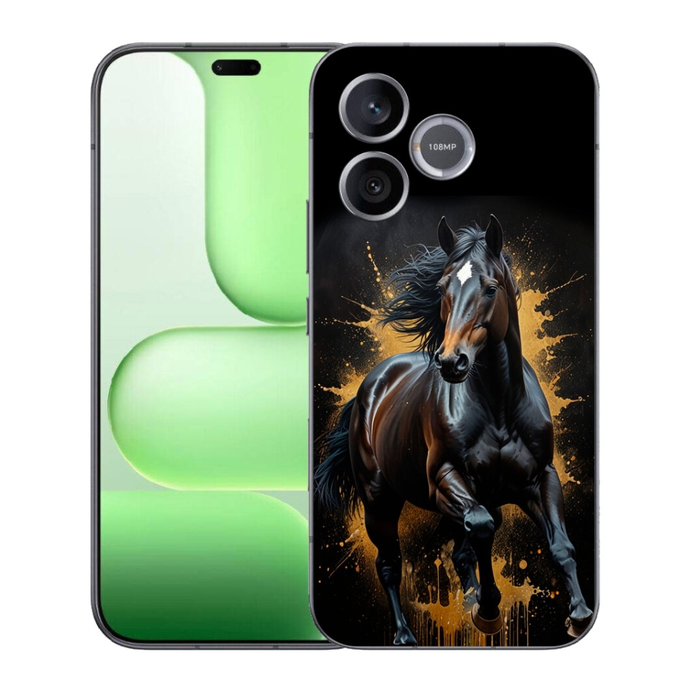 mmCase géltok a Honer 600 Lite-hez – elegáns fekete csődör
