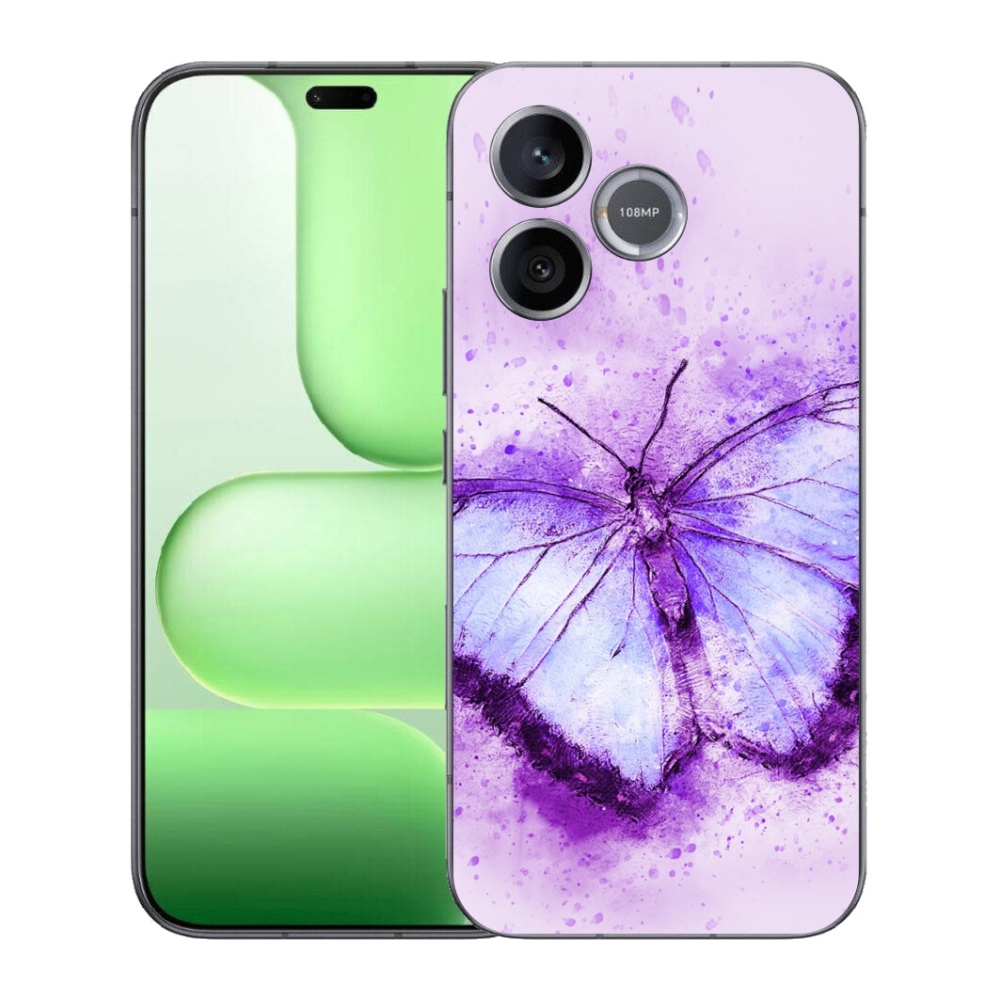 mmCase géltok a Honer 600 Lite-hez – lila pillangó