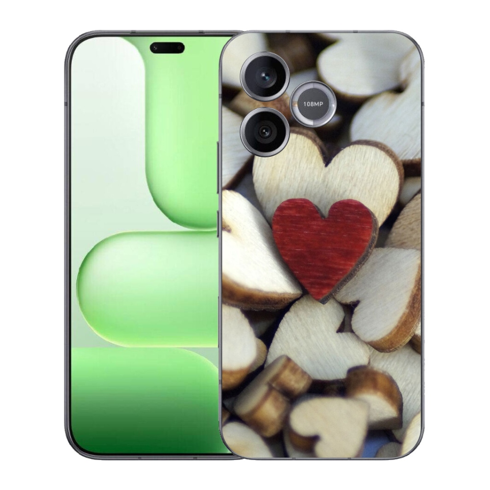 mmCase géltok a Honer 600 Lite-hez – gravírozott piros szív 