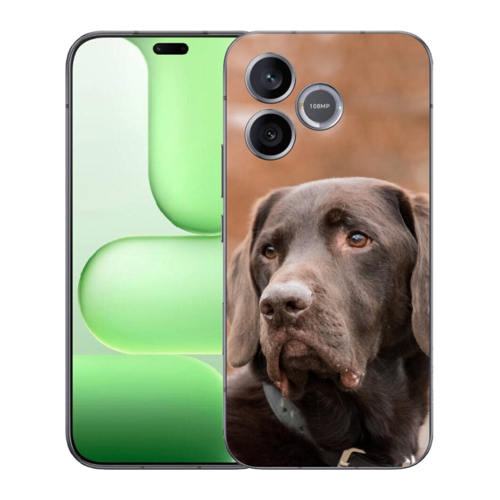 mmCase gél tok a Honer 600 Lite-hez – barna labrador