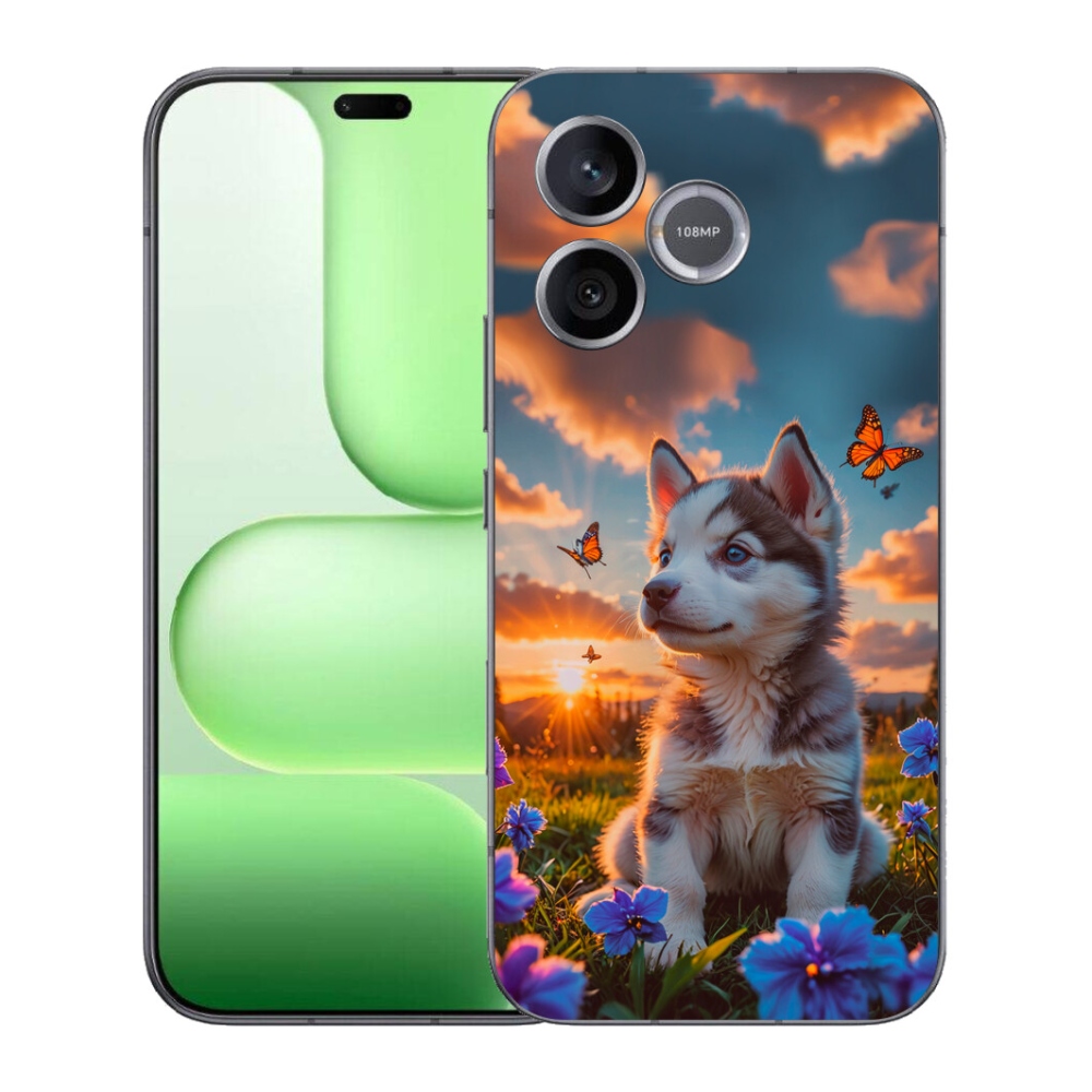 mmCase gél tok a Honer 600 Lite-hez – husky naplementekor
