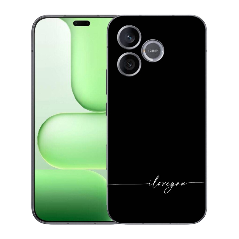 mmCase gélhuzat a Honer 600 Lite-hoz – „I love you” fekete háttérrel