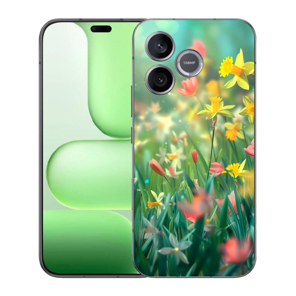 mmCase gél tok a Honer 600 Lite-hez – tavaszi virágok
