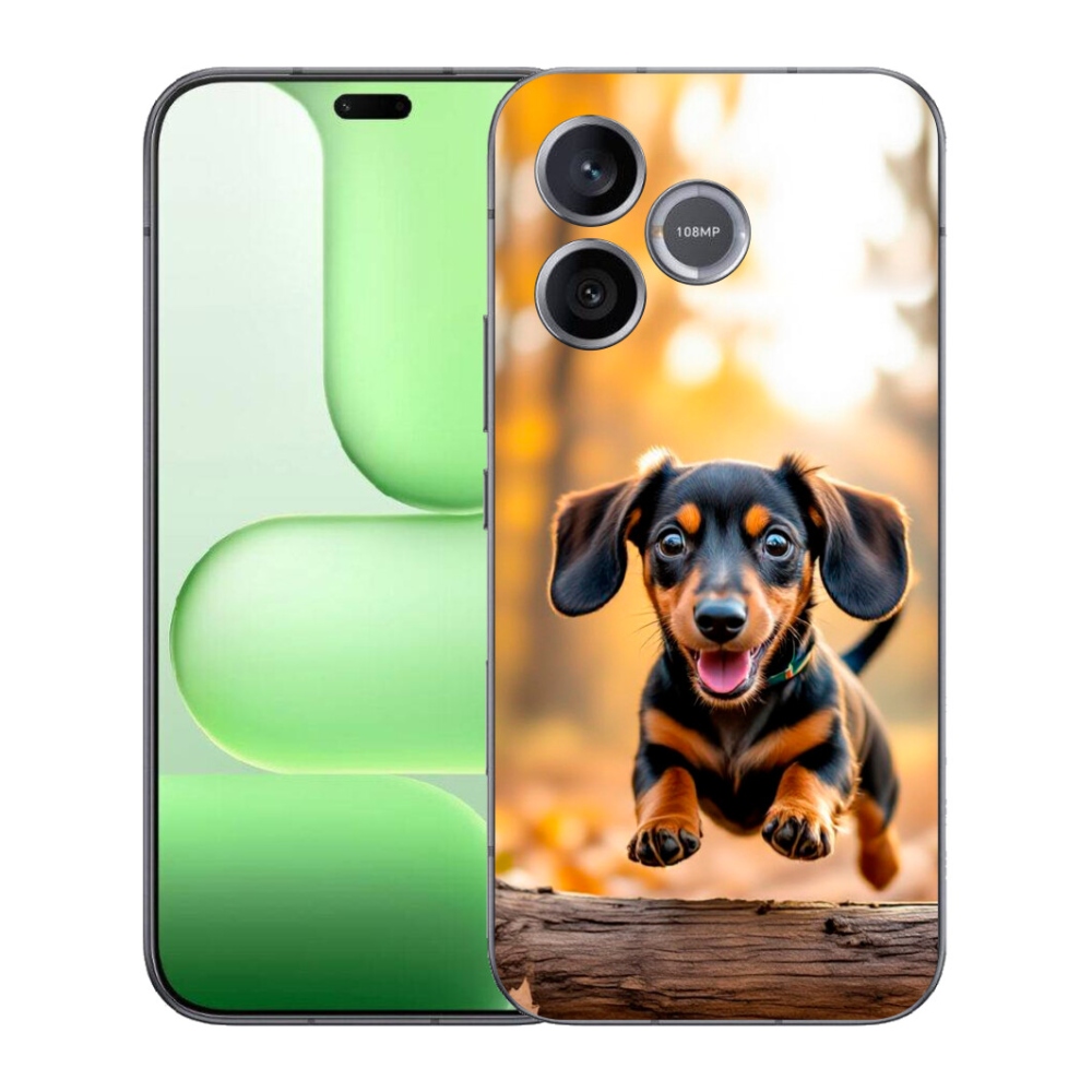 mmCase gél tok a Honer 600 Lite-hez – dachshund 2