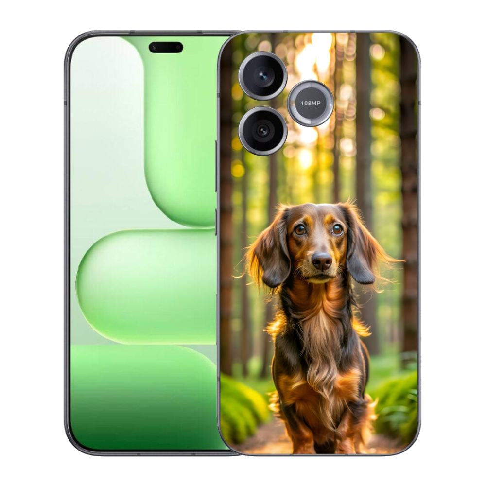 mmCase gél tok a Honer 600 Lite-hez – dachshund 4