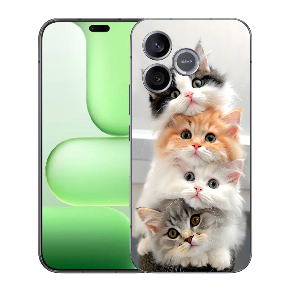 mmCase gél tok a Honer 600 Lite-hez – macskás csapat