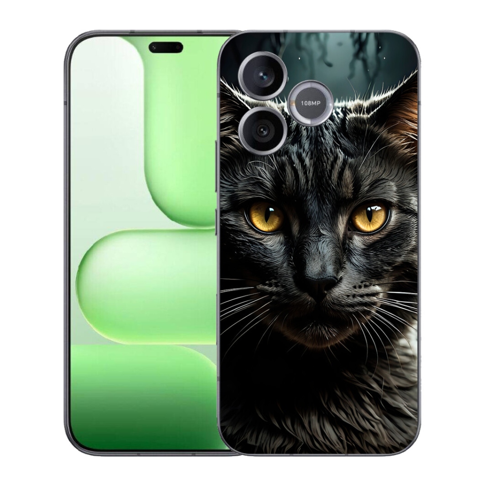 mmCase géltok a Honer 600 Lite-hez – macskás mintázat 3