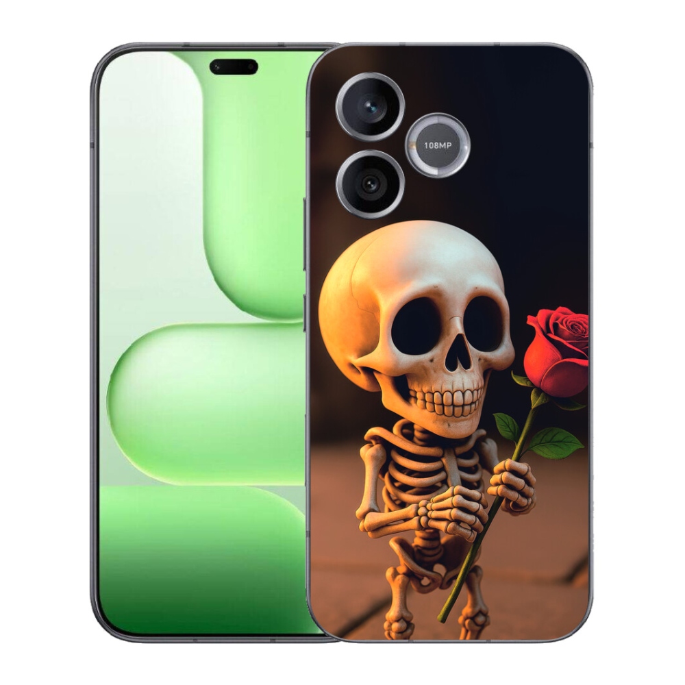 mmCase géltok a Honer 600 Lite-hez – csontváz rózsával