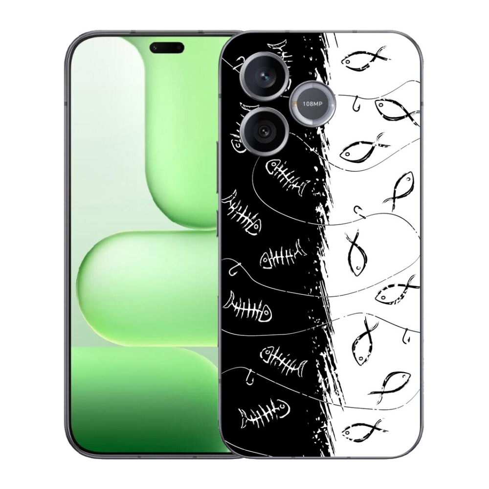 mmCase géltok a Honer 600 Lite-hez – csontvázak és halak