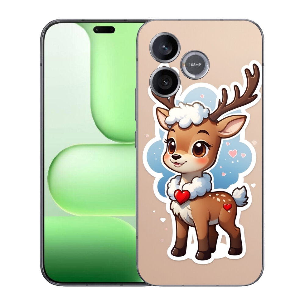 mmCase géltok a Honer 600 Lite-hoz – rajzolt rénszarvas