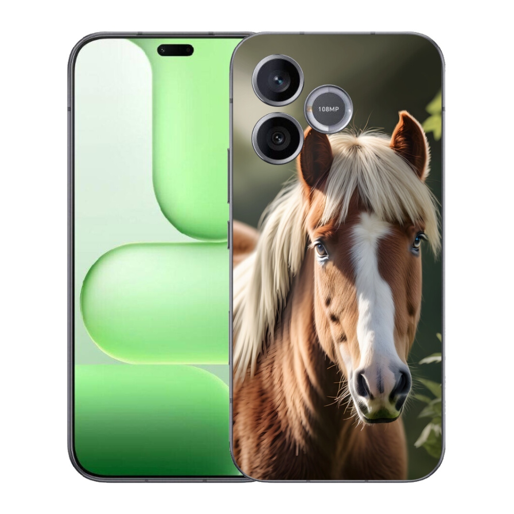 mmCase gél tok a Honer 600 Lite-hez – ló világos sörénnyel
