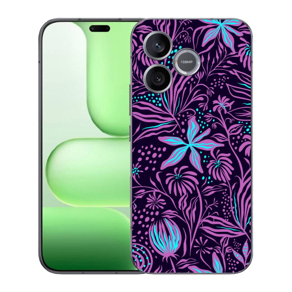 mmCase gél tok a Honer 600 Lite-hez – virágok 2
