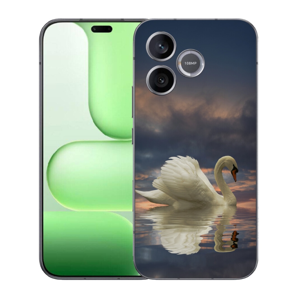 mmCase gél tok a Honer 600 Lite-hez – hattyú