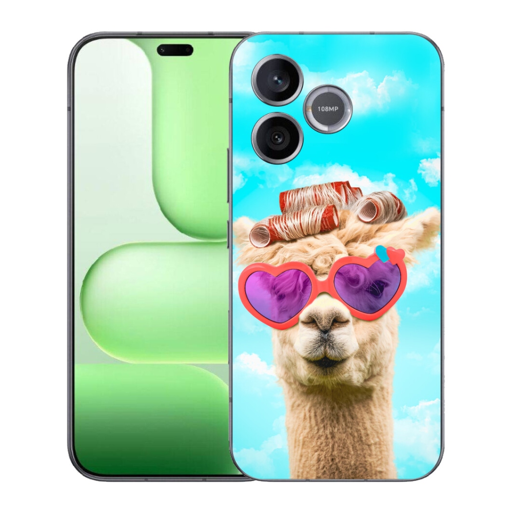 mmCase gél tok a Honer 600 Lite-hoz – szemüveges láma