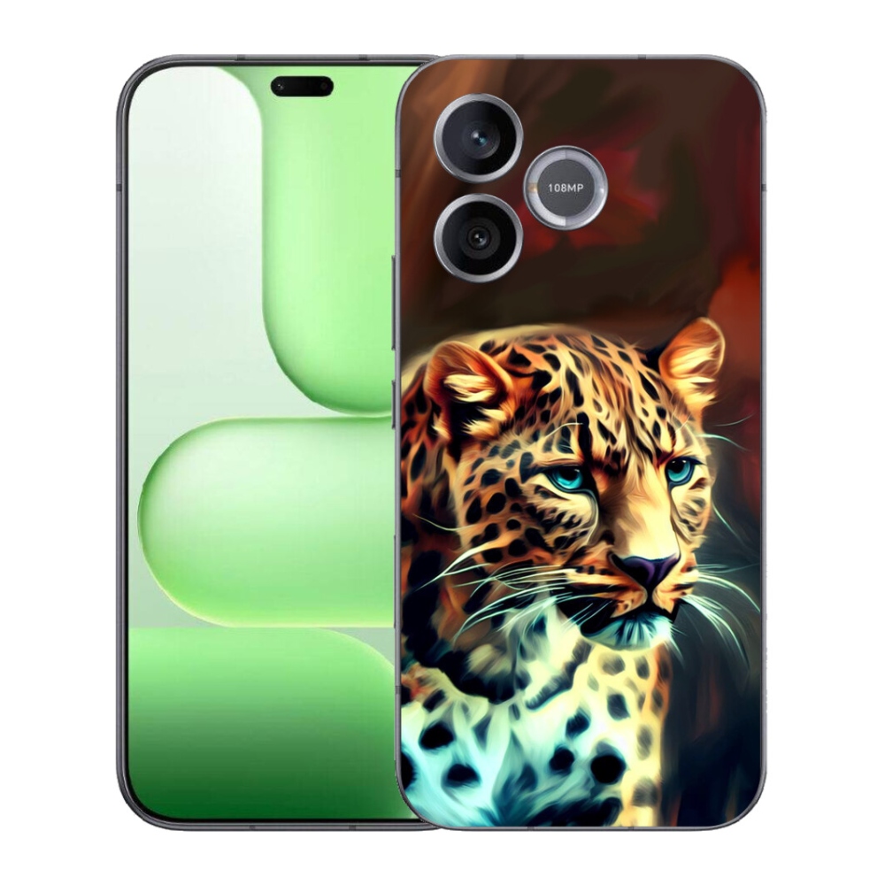 mmCase gél tok a Honer 600 Lite-hez – leopárd mintás
