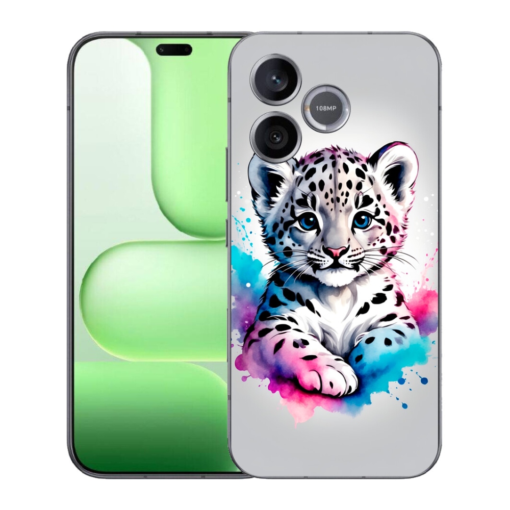 mmCase gél tok a Honer 600 Lite-hez – leopárdkölyök