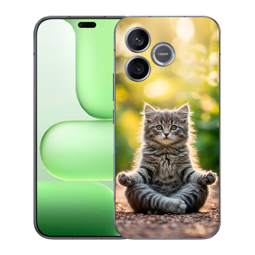 mmCase géltok a Honer 600 Lite-hez – meditáló cica
