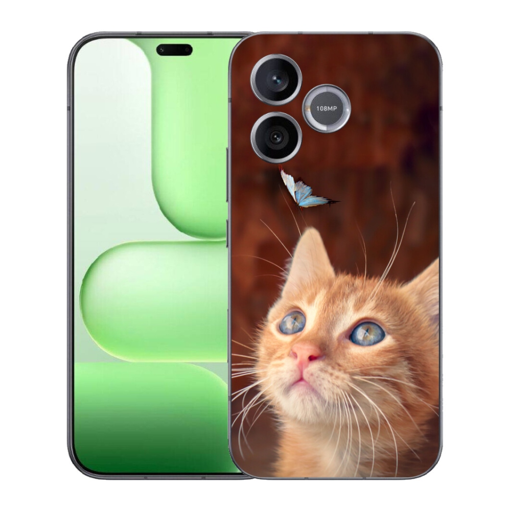 mmCase gél tok a Honer 600 Lite-hez – pillangó és cica