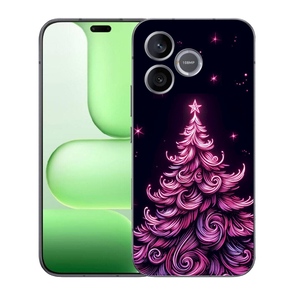 mmCase gél tok a Honer 600 Lite-hez – neon karácsonyfa 2