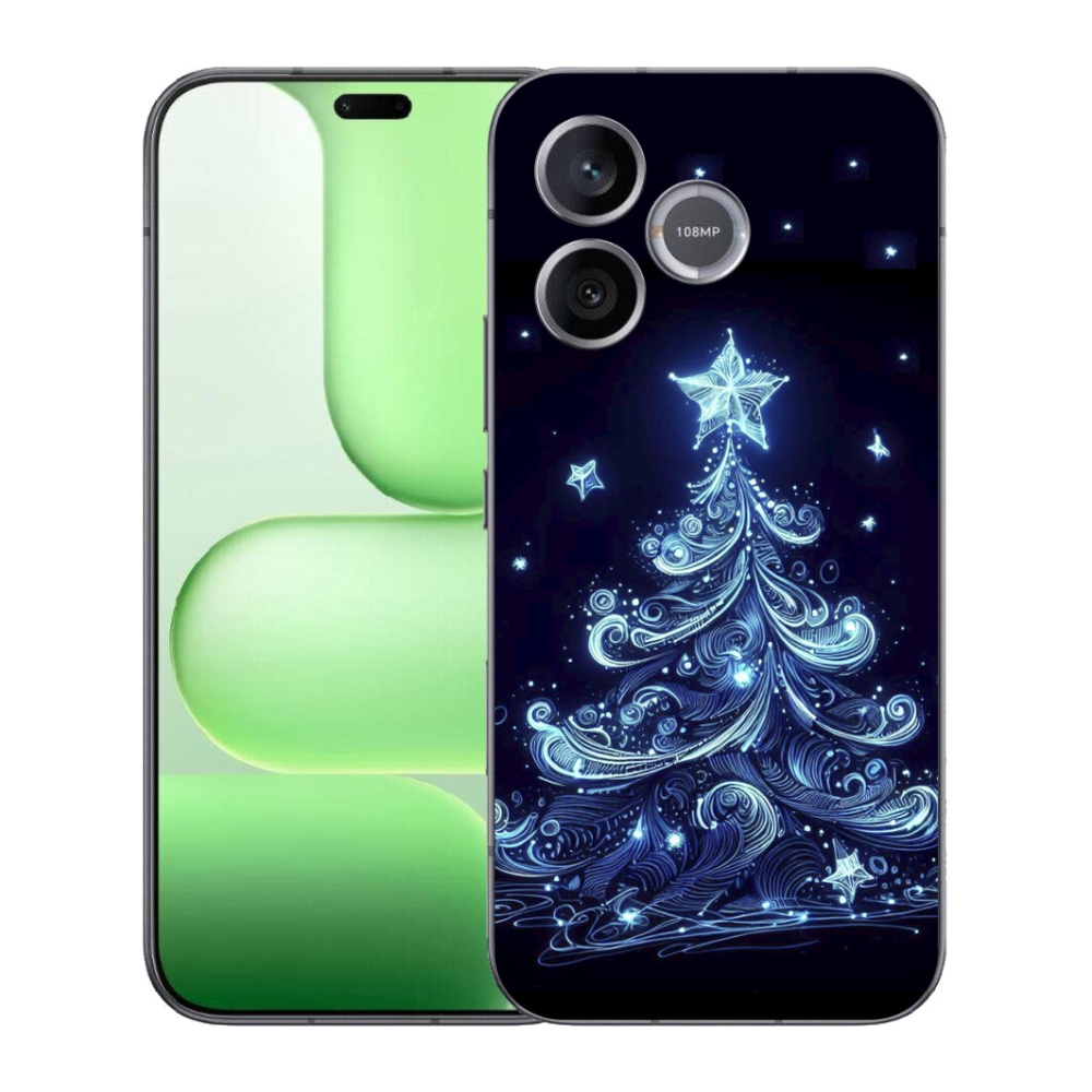 mmCase gél tok a Honer 600 Lite-hez – neon karácsonyfa 4