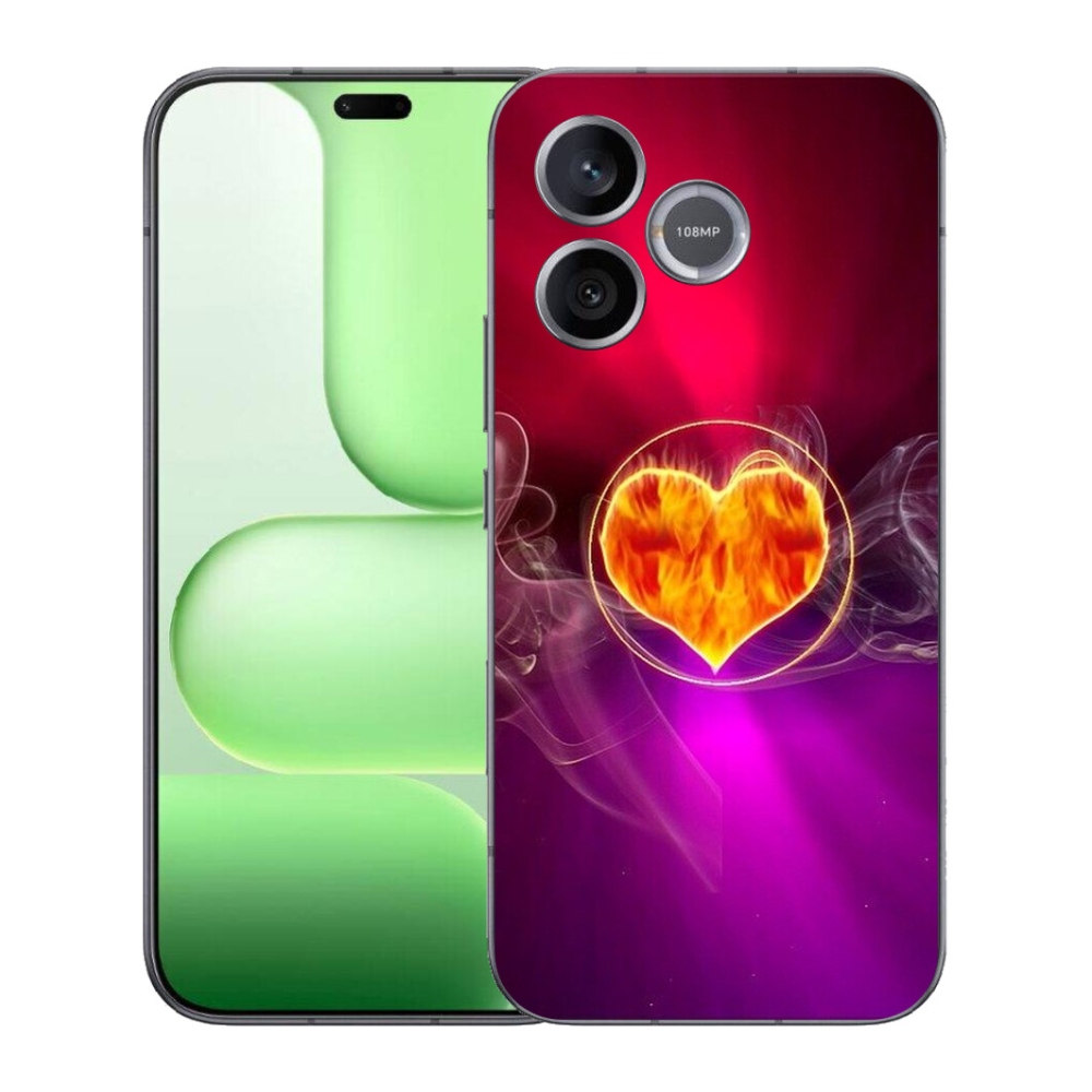mmCase géltok a Honer 600 Lite-hez – tüzes szív