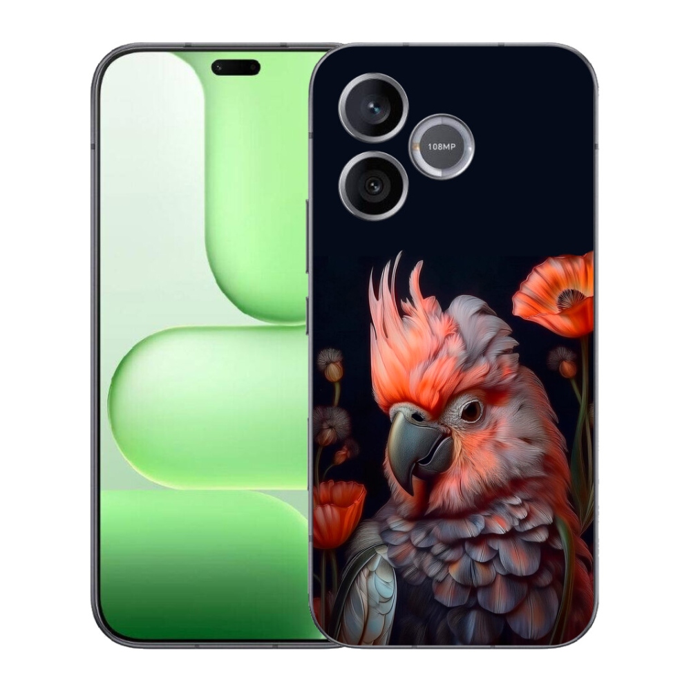 mmCase géltok a Honer 600 Lite-hoz – színes kakadu papagáj