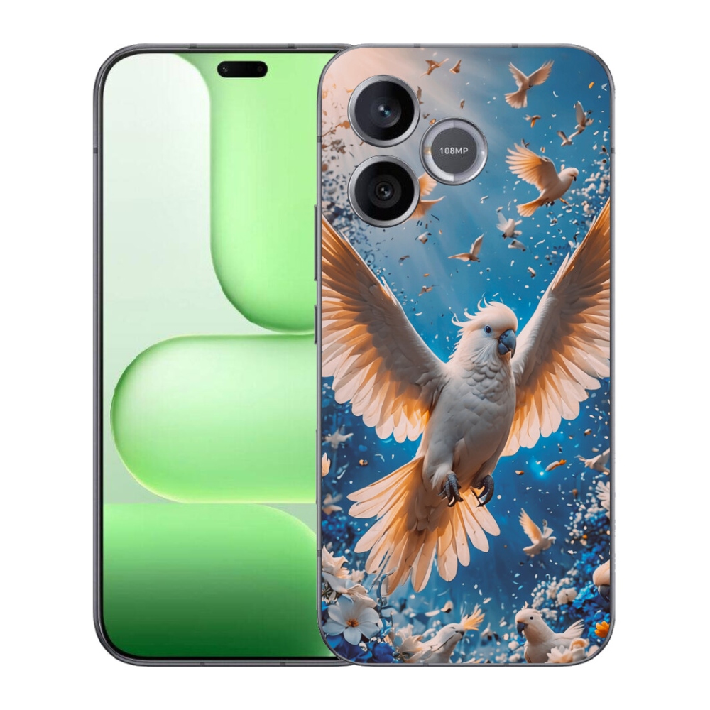 mmCase géltok a Honer 600 Lite-hoz – kakadu papagáj