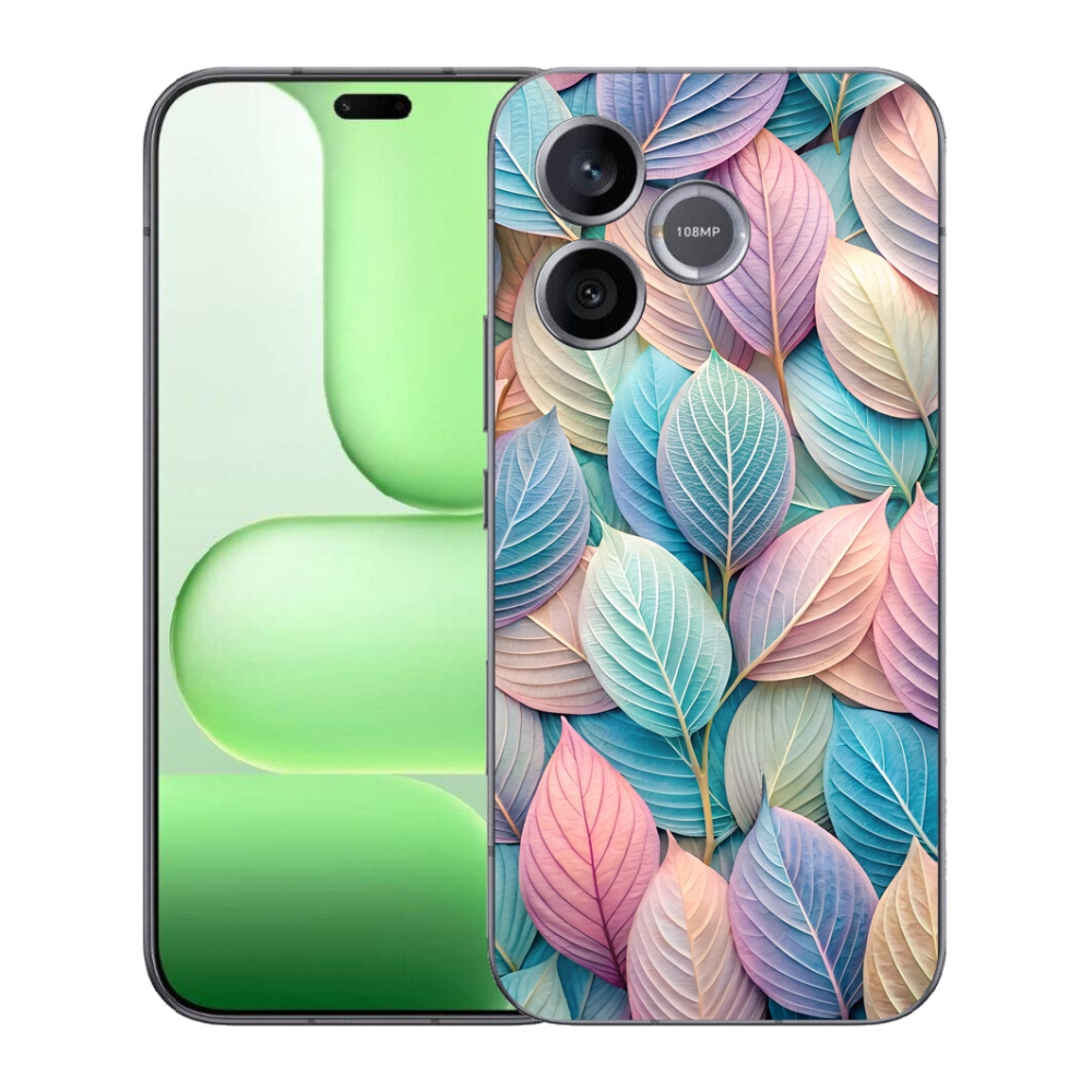 mmCase gélhuzat a Honer 600 Lite-hez – pasztell levelek
