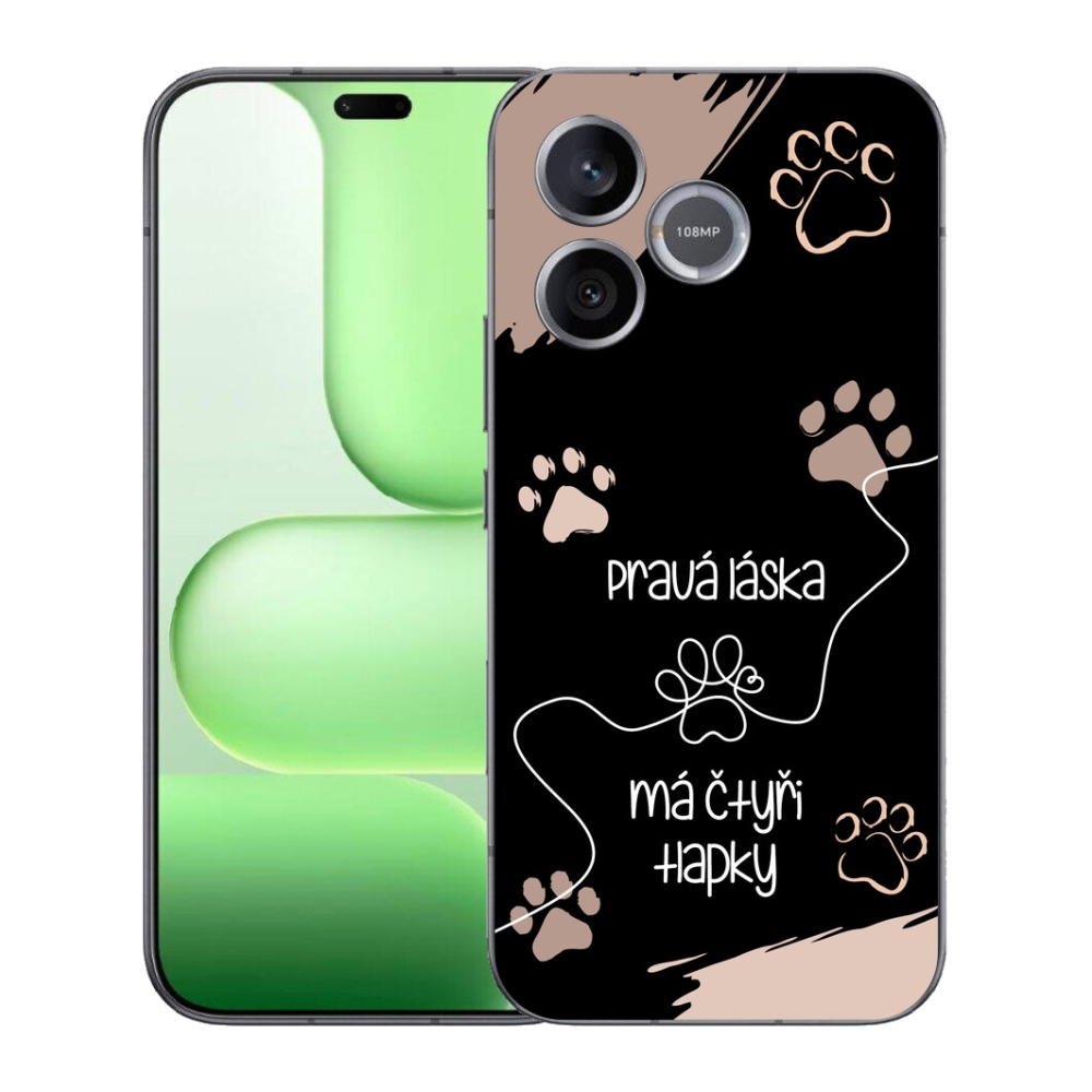 mmCase géltok a Honer 600 Lite-hoz – kutyás motívum 1, fekete háttérrel