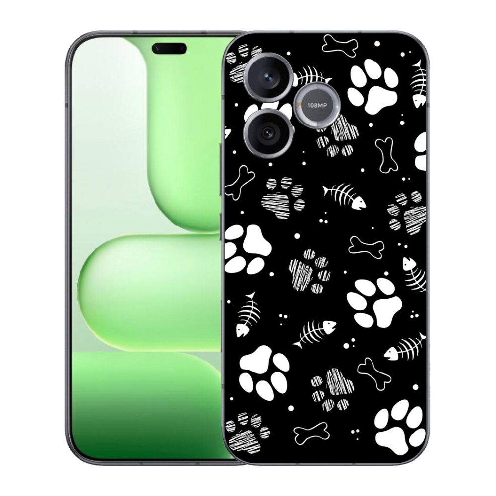 mmCase gél tok a Honer 600 Lite-hez – kutyus mancsok