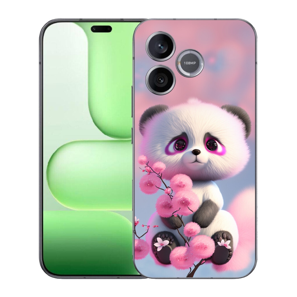 mmCase gél tok a Honer 600 Lite-hez – aranyos panda 1