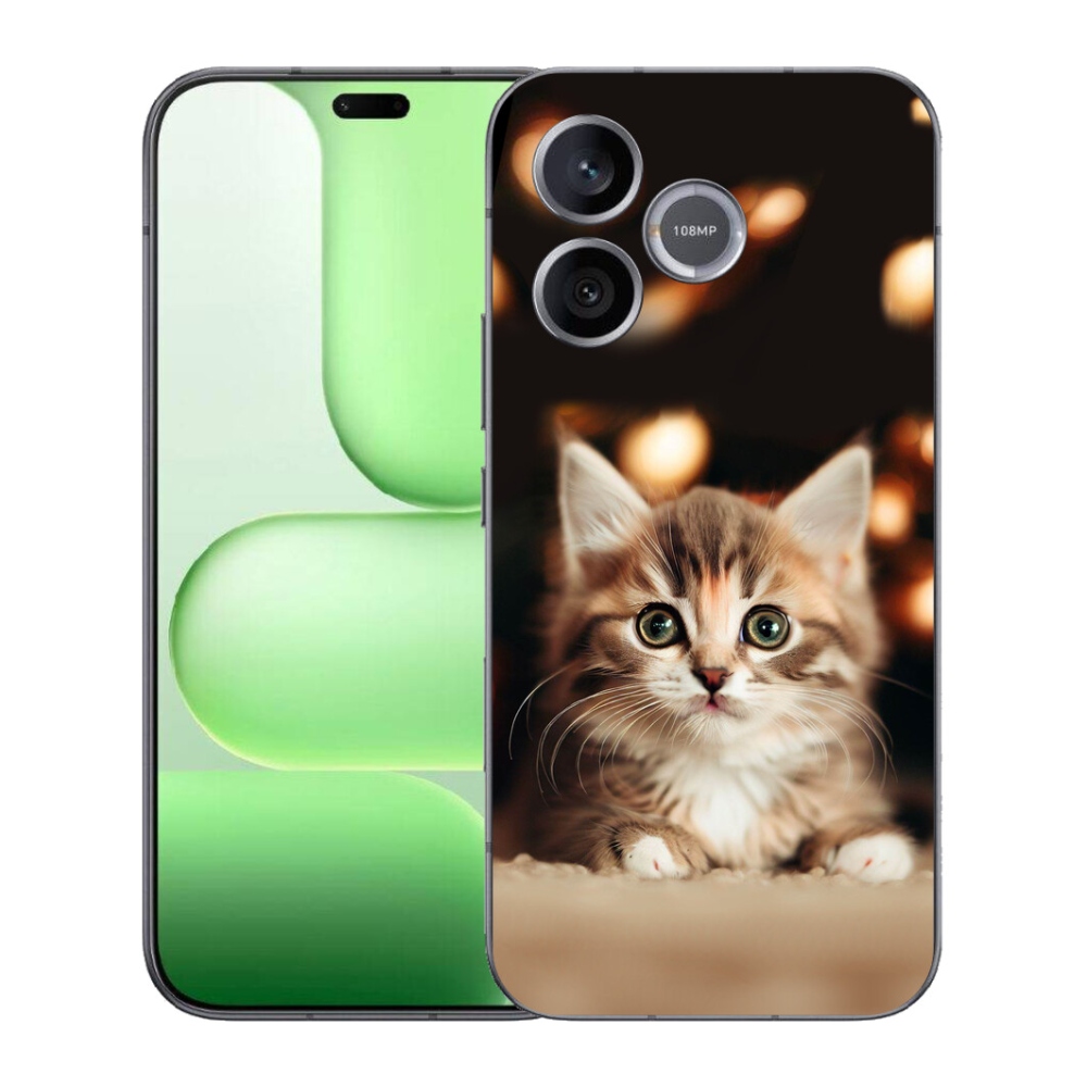 mmCase gél tok a Honer 600 Lite-hez – aranyos cica 2