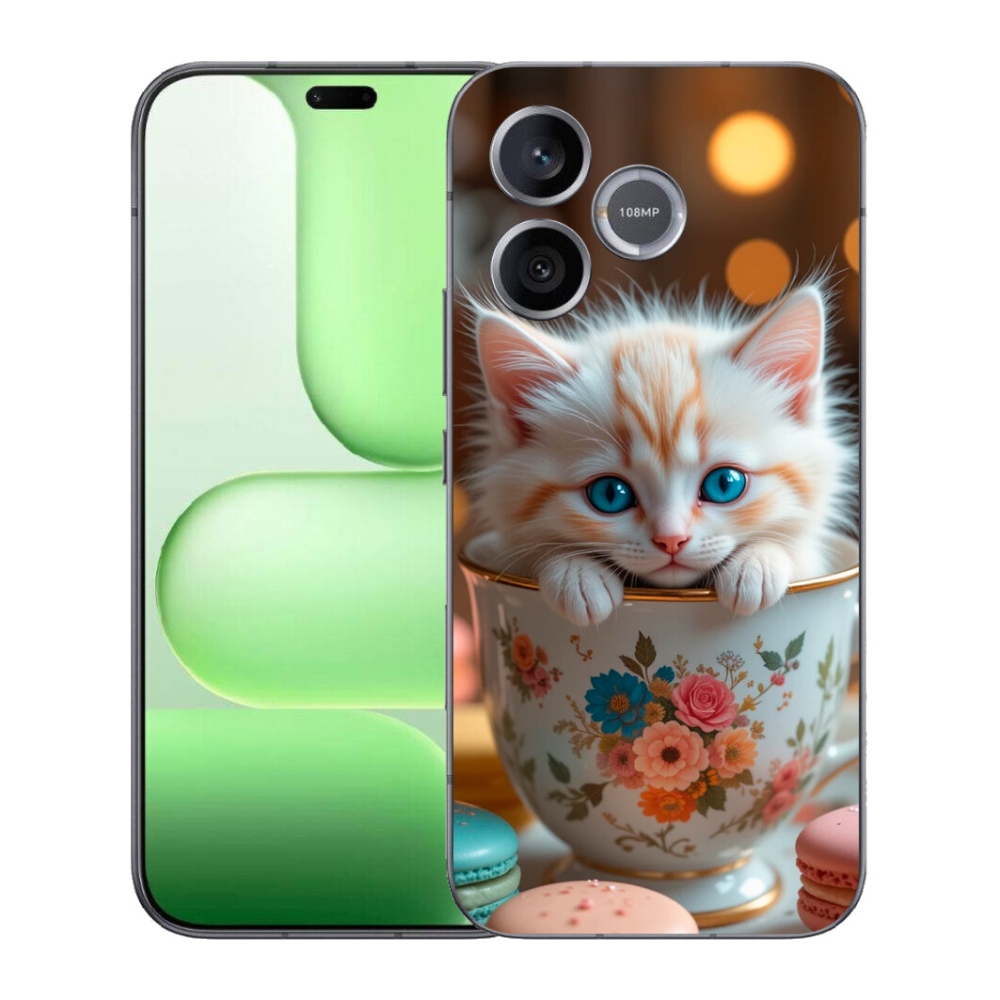 mmCase gél tok a Honer 600 Lite-hez – aranyos cica 6