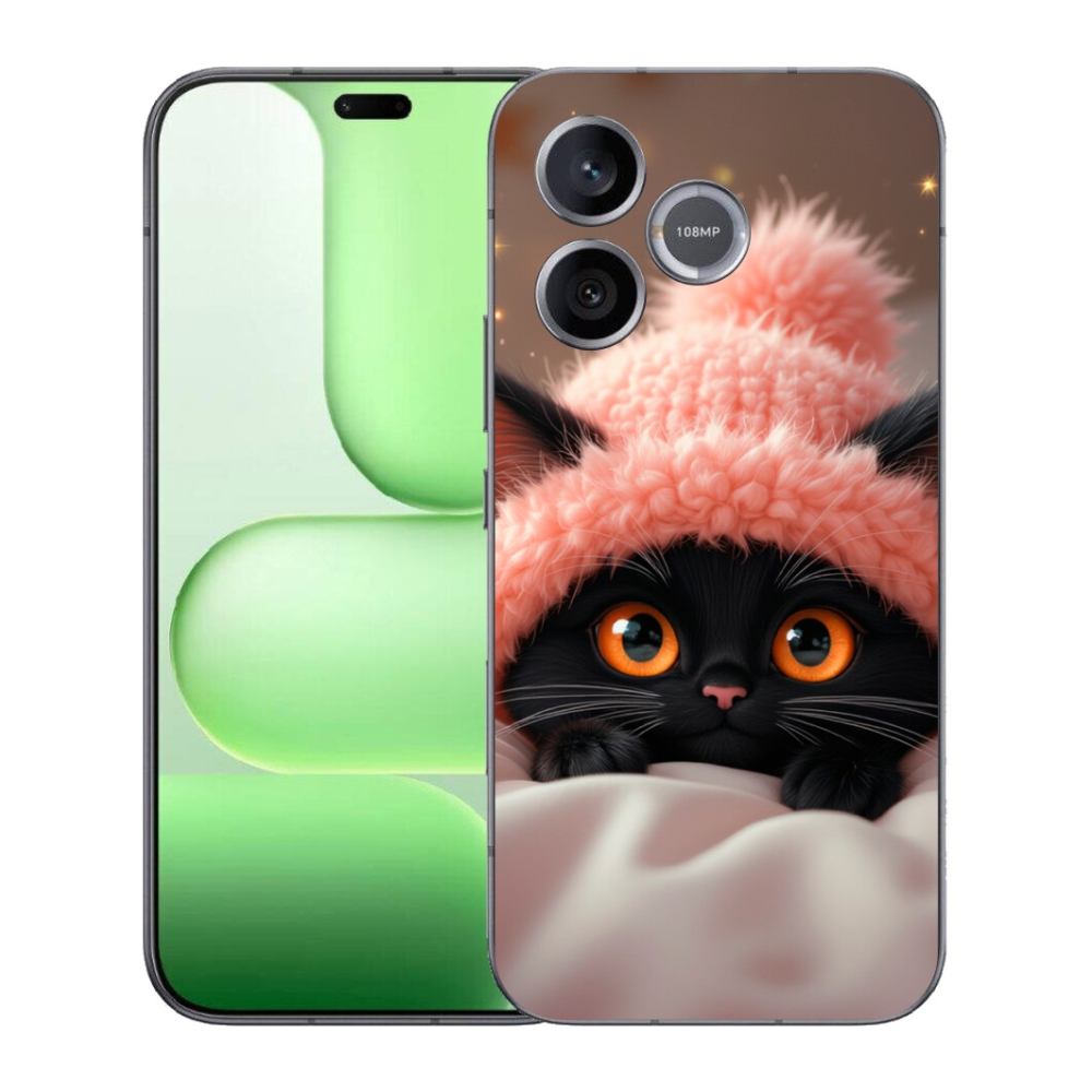 mmCase gél tok a Honer 600 Lite-hoz – aranyos cica 7