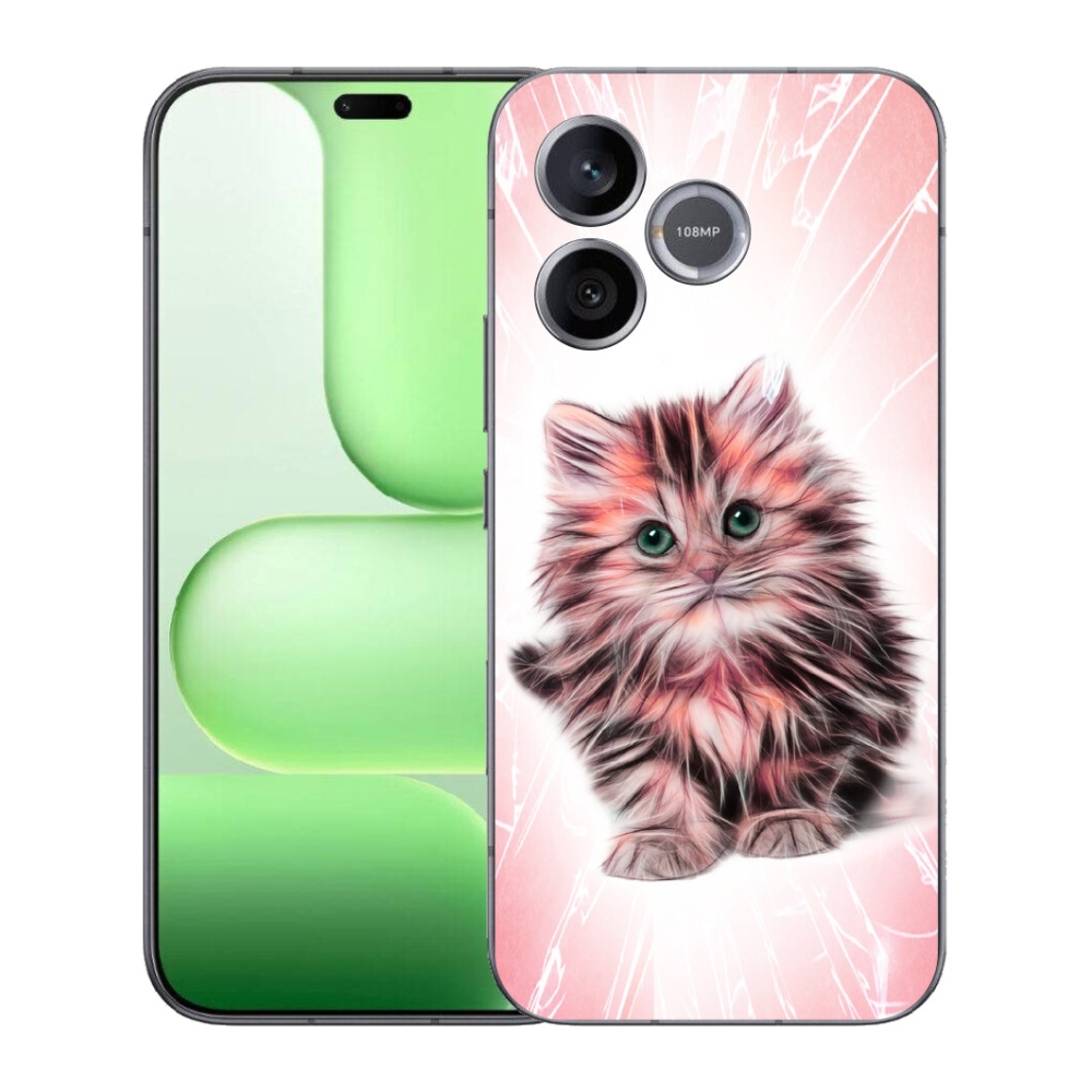 mmCase gél tok a Honer 600 Lite-hez – aranyos cica