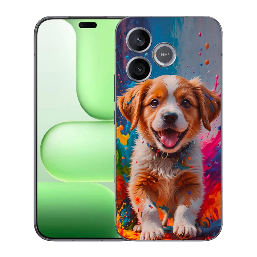 mmCase gél tok a Honer 600 Lite-hez – aranyos kiskutya 3