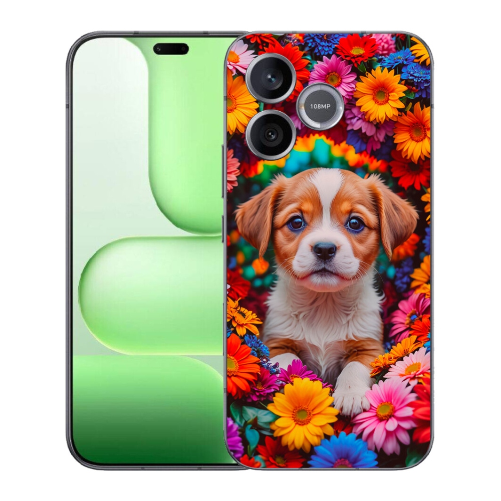 mmCase gél tok a Honer 600 Lite-hez – aranyos kiskutya