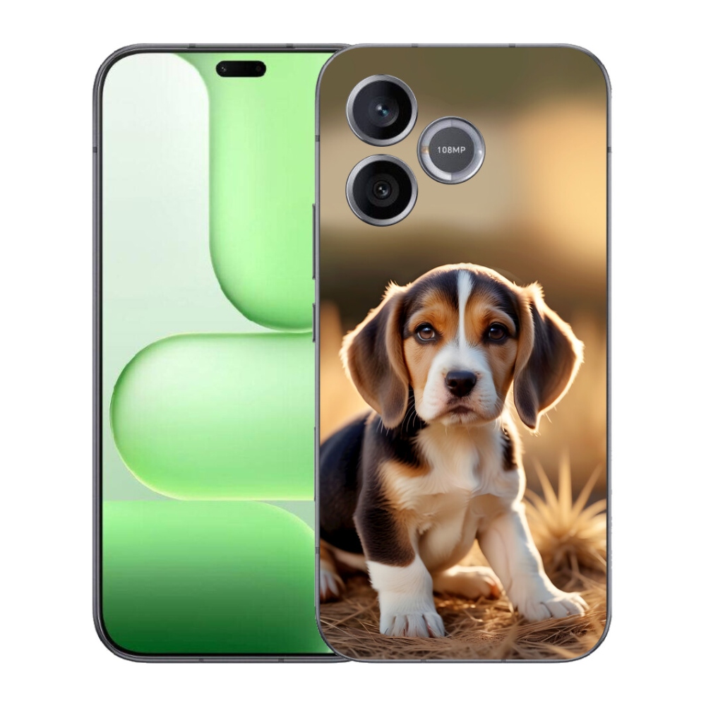 mmCase gél tok a Honer 600 Lite-hez – aranyos beagle
