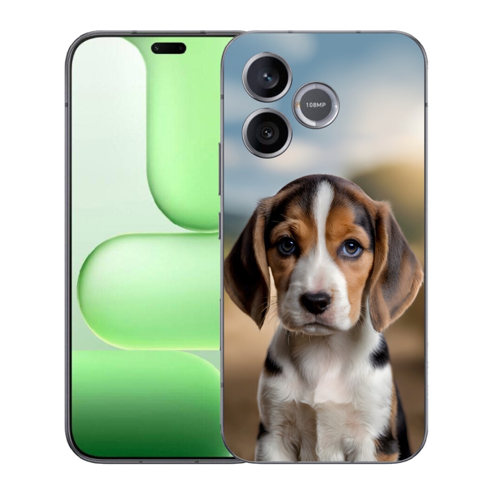 mmCase gél tok a Honer 600 Lite-hez – aranyos beagle