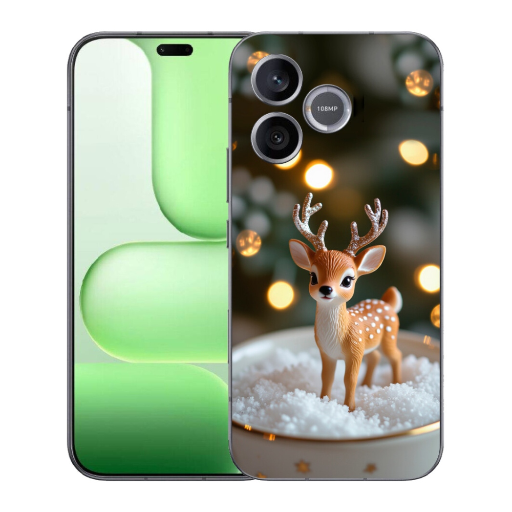 mmCase gél tok a Honer 600 Lite-hez – aranyos karácsonyi szarvas