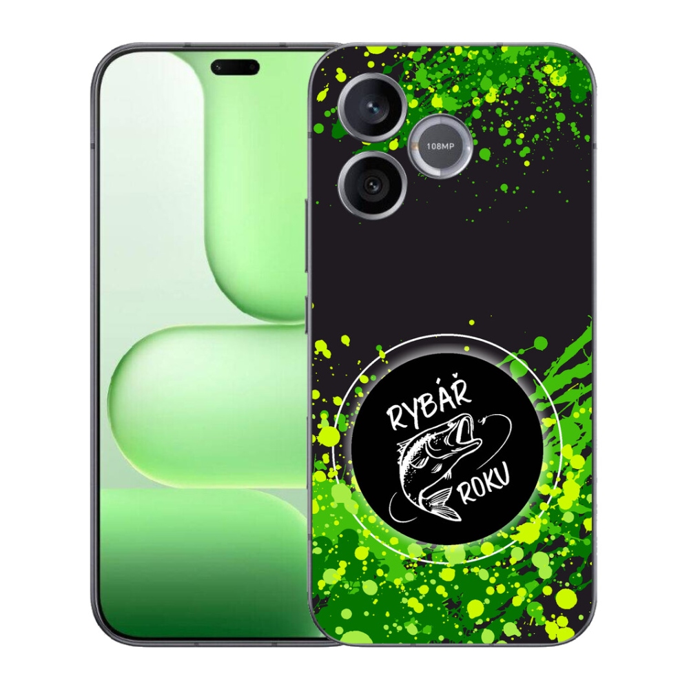 mmCase géltok a Honer 600 Lite-hez – „Az év horgásza” fekete háttérrel