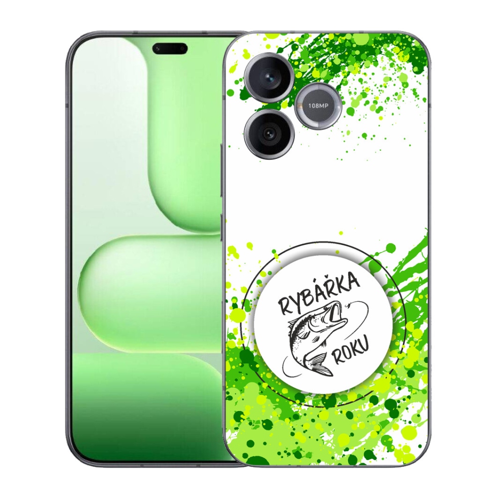mmCase géltok a Honer 600 Lite-hez – „Az év horgásznője” fehér háttérrel