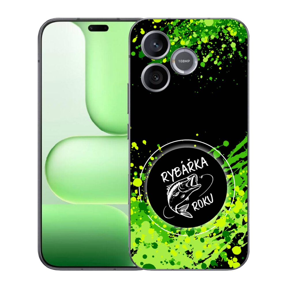 mmCase géltok a Honer 600 Lite-hez – „Az év horgásznője” fekete háttérrel