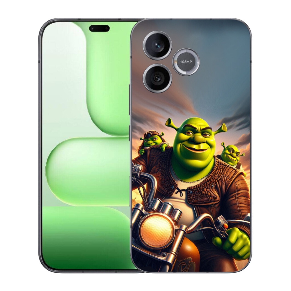 mmCase géltok a Honer 600 Lite-hez – Shrek motoron