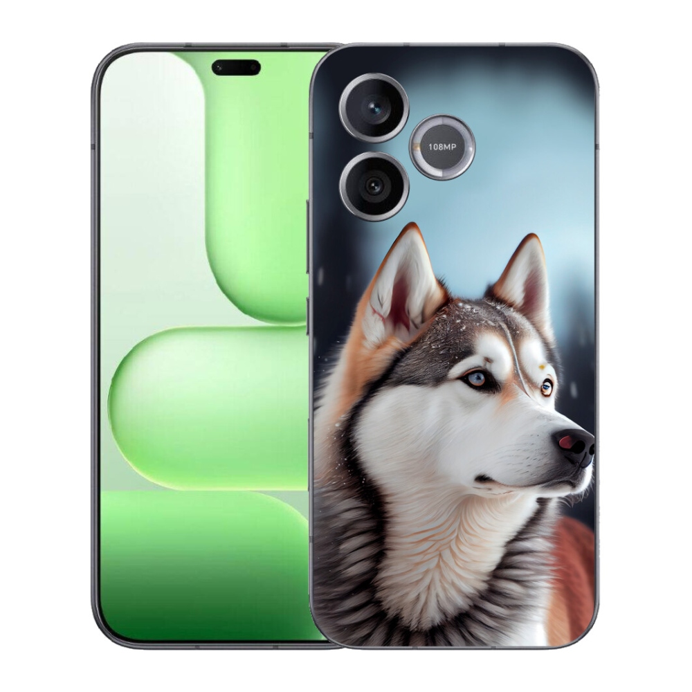 mmCase gél tok a Honer 600 Lite-hez – szibériai husky