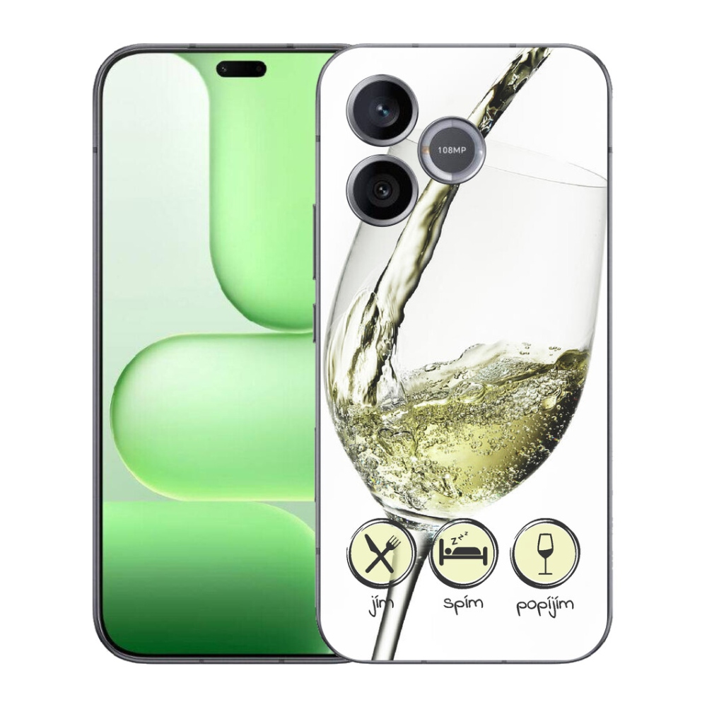 mmCase gél tok a Honer 600 Lite-hez – fehérboros pohár